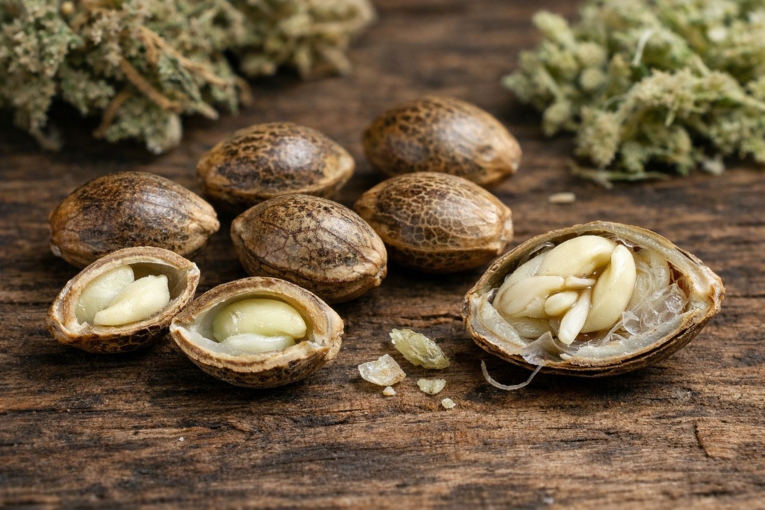 Budowa wewnętrzna zarodka marihuany i znaczenie liścieni