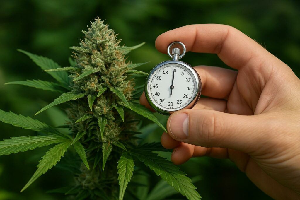 Odpowiedni czas zbiorów marihuany