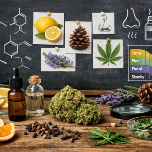 Terpeny w odmianach marihuany