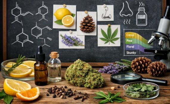 Terpeny w odmianach marihuany