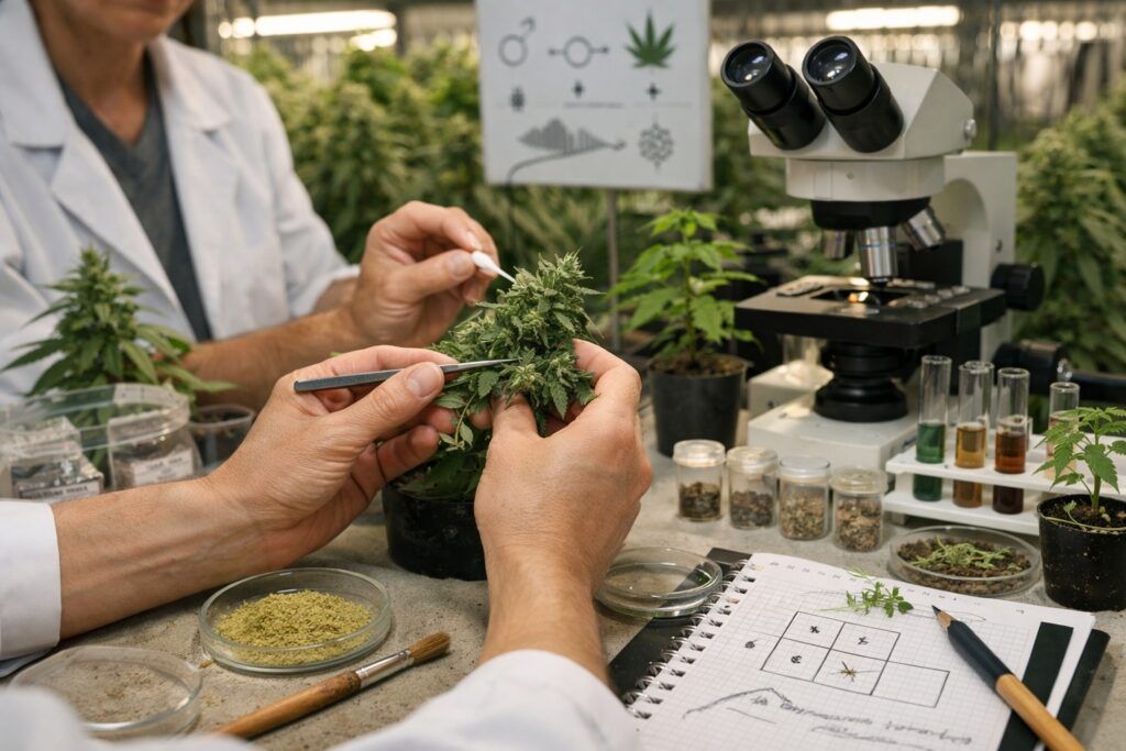 Tworzenie nowych odmian marihuany